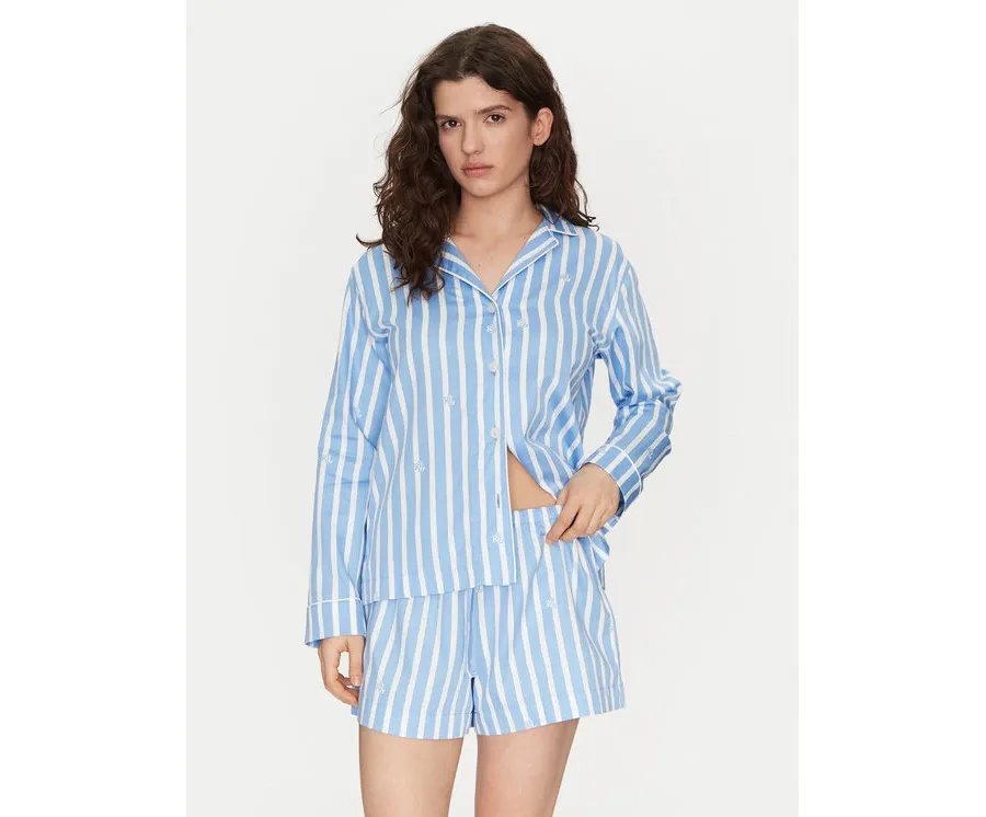 obrazek 1 LAUREN RALPH LAUREN Piżama ILN12400 Niebieski Regular Fit