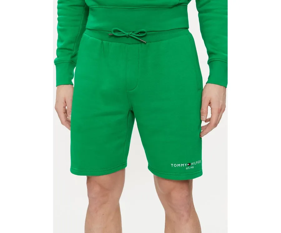 obrazek 1 Tommy Hilfiger Szorty sportowe Logo MW0MW34201 Zielony Regular Fit