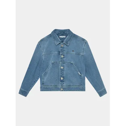 Zdjęcie Tommy Hilfiger Kurtka jeansowa Denim Trucker Jacket KG0KG07798 Niebieski Slim Fit