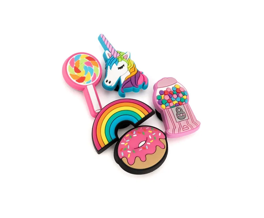 obrazek 1 Crocs Ozdoba do butów EVERYTHING NICE 5 PACK 10008657 Różowy