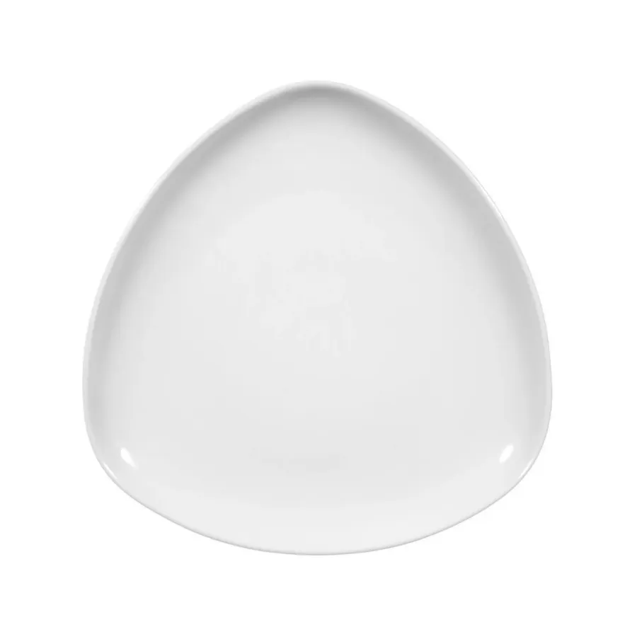 obrazek 1 Płaski trójkątny talerz śniadaniowy 21 cm w stylu nowoczesnym - Seltmann Weiden