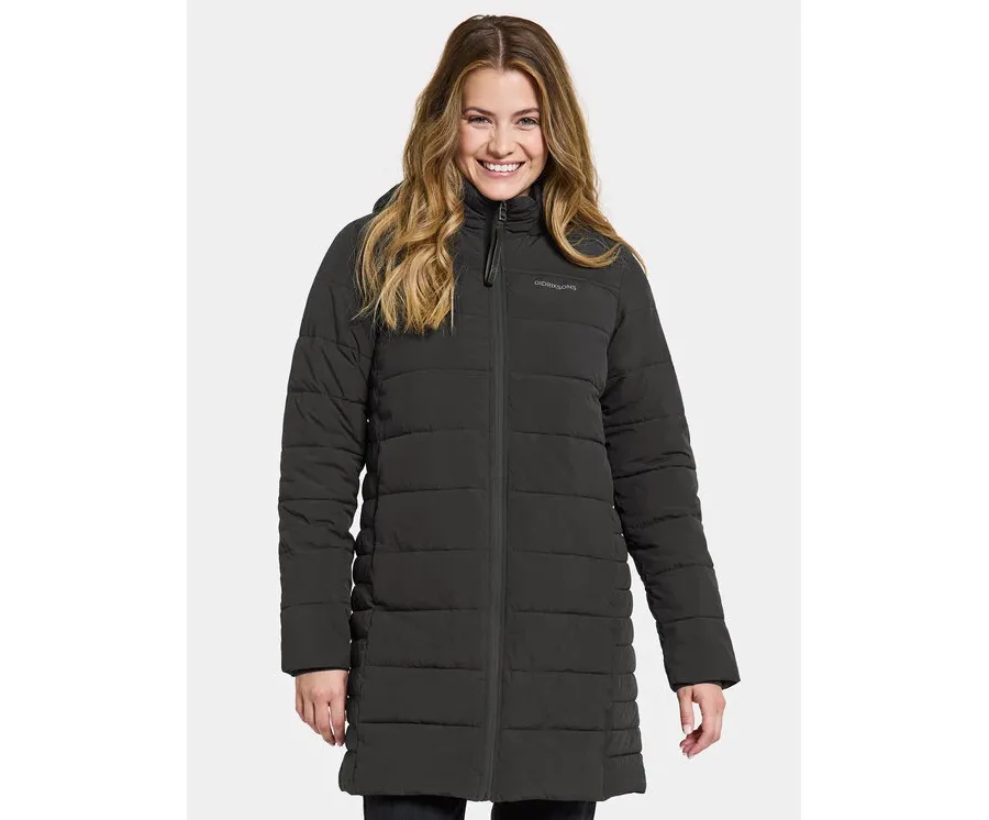 obrazek 1 Didriksons Kurtka zimowa Katrin Wns Parka 505088 Czarny Standard Fit