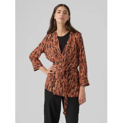 Zdjęcie Vero Moda Bluzka Easy 10297344 Brązowy Relaxed Fit