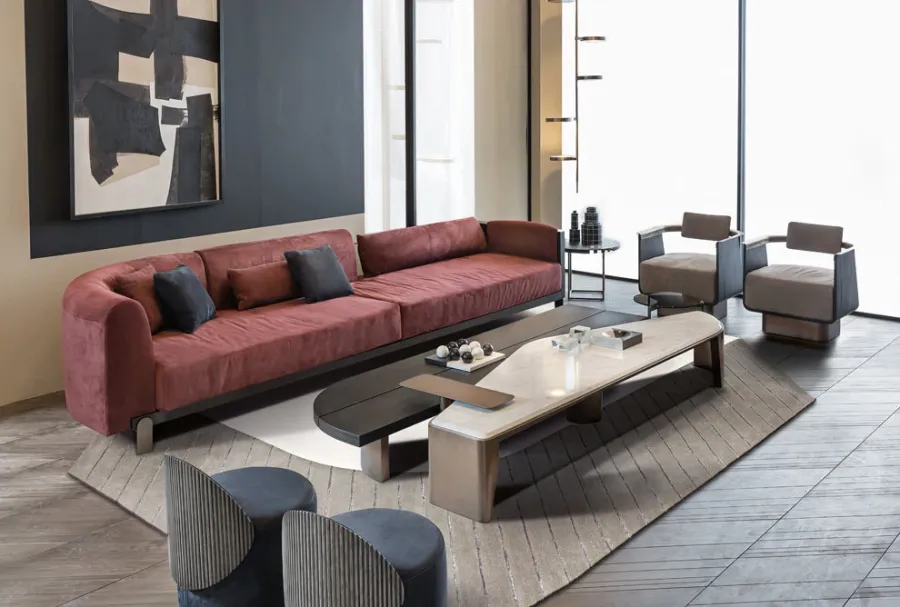 obrazek 1 Minimalistyczna włoska sofa do salonu - Shake