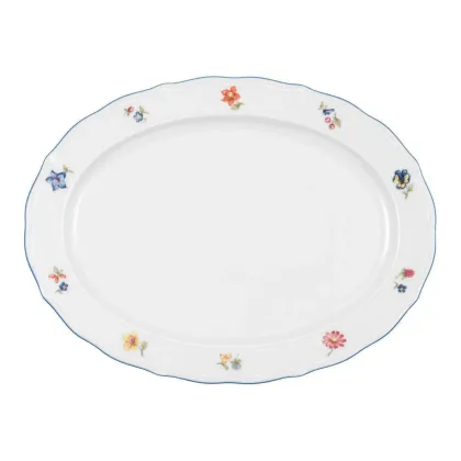 Zdjęcie Piękny porcelanowy owalny półmisek 31x23 cm w stylu klasycznym – Seltmann Weiden
