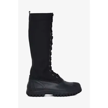 Zdjęcie Rains kozaki x Diemme Anatra Alto High Boot 2058 damskie kolor czarny na płaskim obcasie 2058.BLACK
