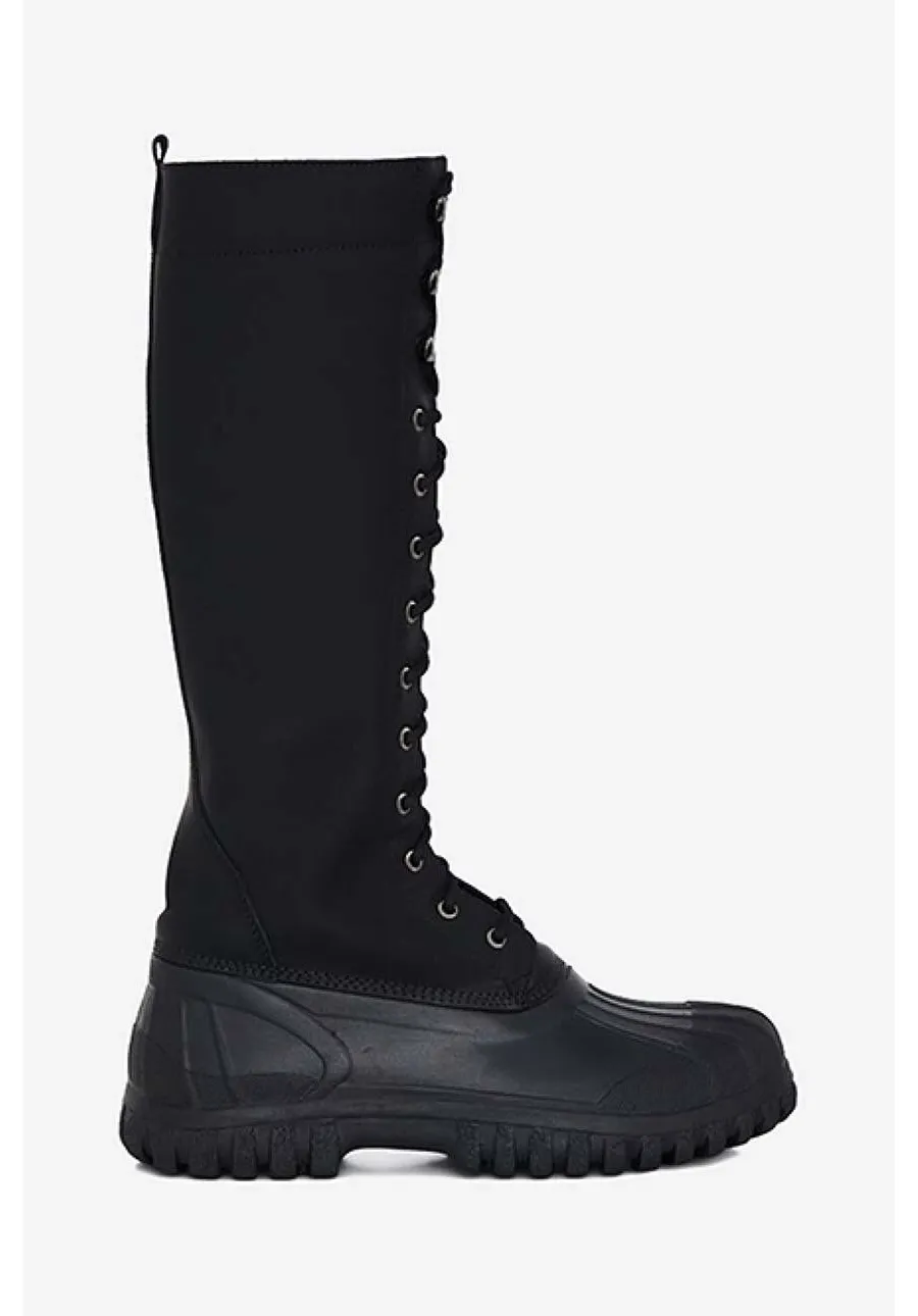 obrazek 1 Rains kozaki x Diemme Anatra Alto High Boot 2058 damskie kolor czarny na płaskim obcasie 2058.BLACK