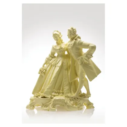 Zdjęcie Luksusowa porcelanowa figura z kochankami marki Rebirth