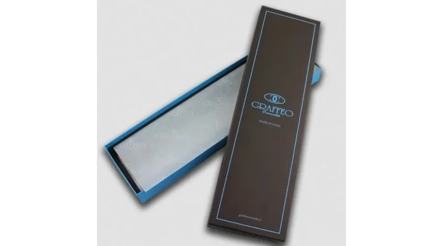 obrazek 2 Jedwabny krawat z żółto-niebieskim nadrukiem