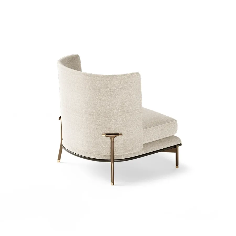 obrazek 4 Elegancki modernistyczny fotel do salonu - Gae