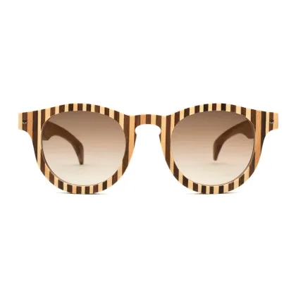 Zdjęcie Ekstrawagancki dodatek - drewniane okulary z Włoch - Legno Light