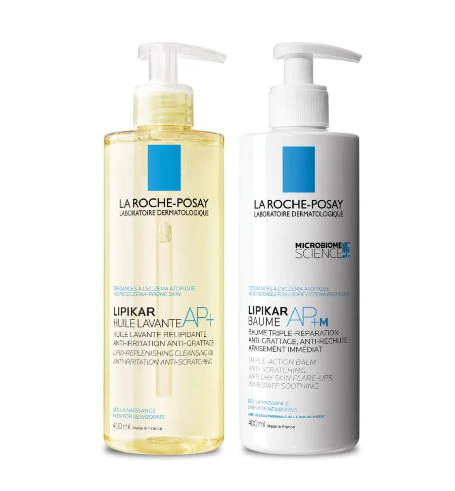 obrazek 1 La Roche-Posay Zestaw (Lipikar Oil + Lipikar Baume AP+M)