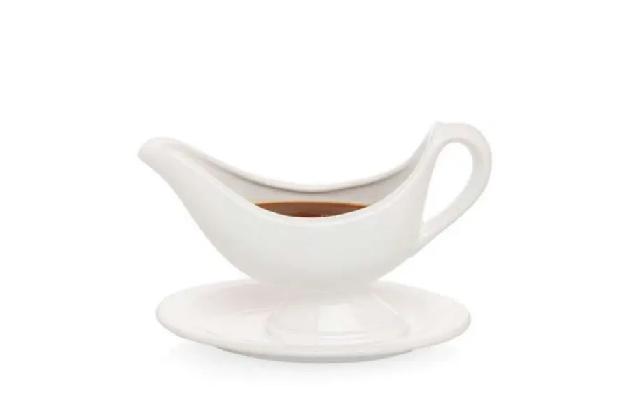 obrazek 2 Ceramiczna sosjerka z podstawką