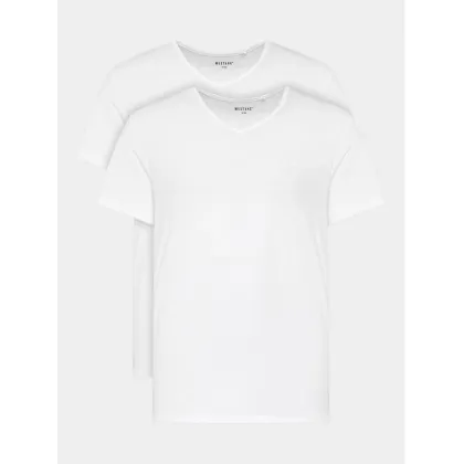 Zdjęcie Mustang Komplet 2 t-shirtów 1014664 Biały Regular Fit