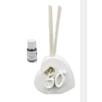 Picture Stylish heart-shaped diffuser for the 50th wedding anniversary and black orchid perfume 15 ml