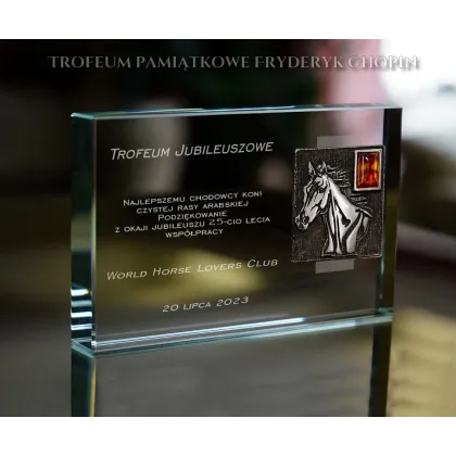 Zdjęcie Statuetka, trofeum dla miłośnika koni -