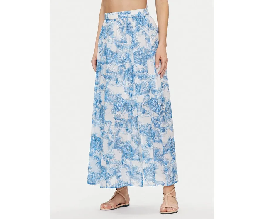 obrazek 1 Iconique Spódnica maxi Lily IC24-053 Niebieski Regular Fit