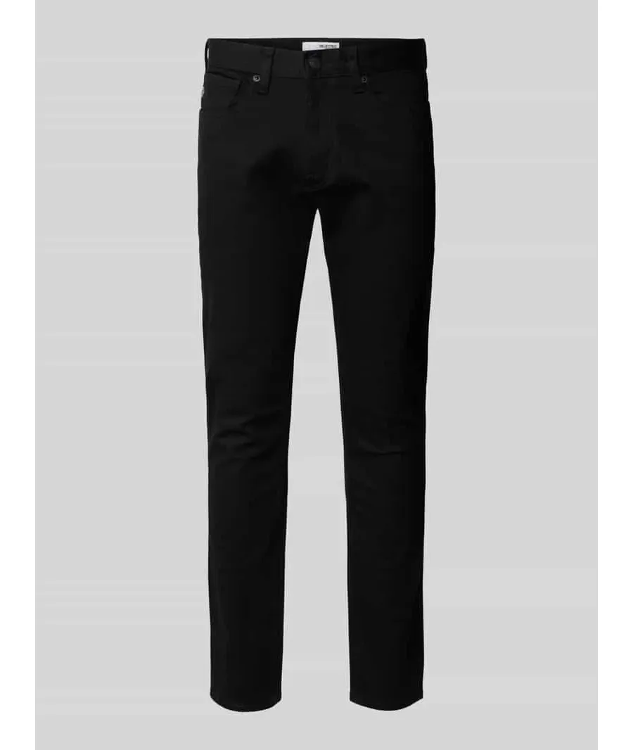obrazek 1 Jeansy o kroju slim fit z 5 kieszeniami model ‘LEON’