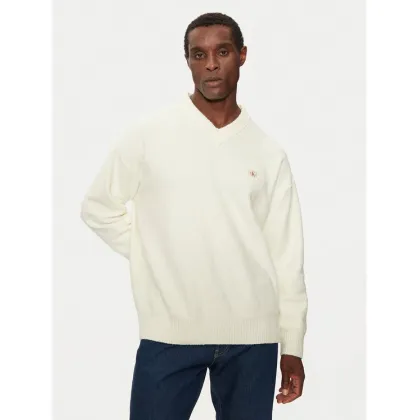 Zdjęcie Calvin Klein Jeans Sweter J30J326452 Écru Regular Fit