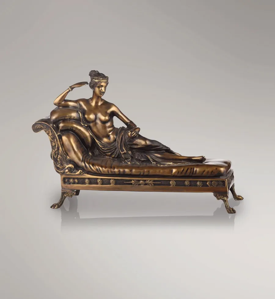 obrazek 1 Stylowa rzeźba wykonana z brązu przedstawiająca Paolinę Borghese - Fonderia Artistica Ruocco