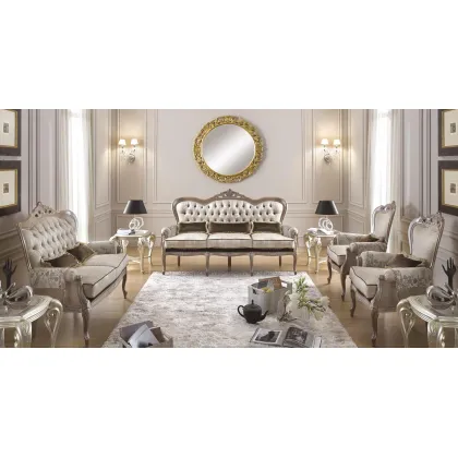 Zdjęcie Antyczna elegancka dwuosobowa sofa do salonu - Morello Gianpaolo