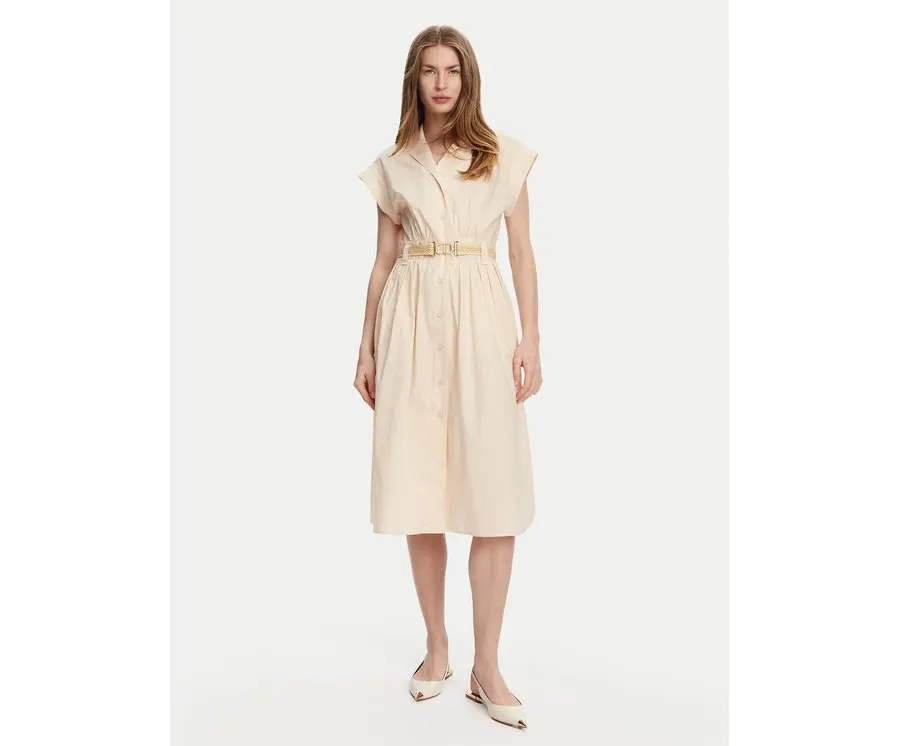 obrazek 1 TWINSET Sukienka koszulowa 251TT2102 Różowy Loose Fit