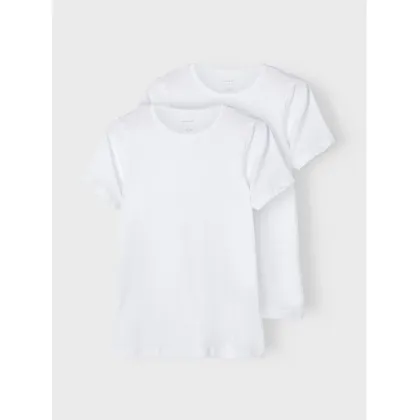 Zdjęcie NAME IT Komplet 2 t-shirtów 13209164 Biały Slim Fit