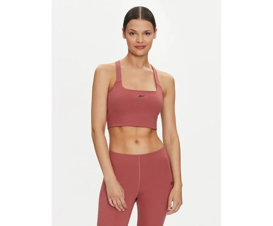 obrazek 1 Reebok Top Yoga Peached 100037480 Bordowy Slim Fit
