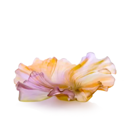 Zdjęcie Oryginalna średnia misa o roślinnym kształcie - Daum