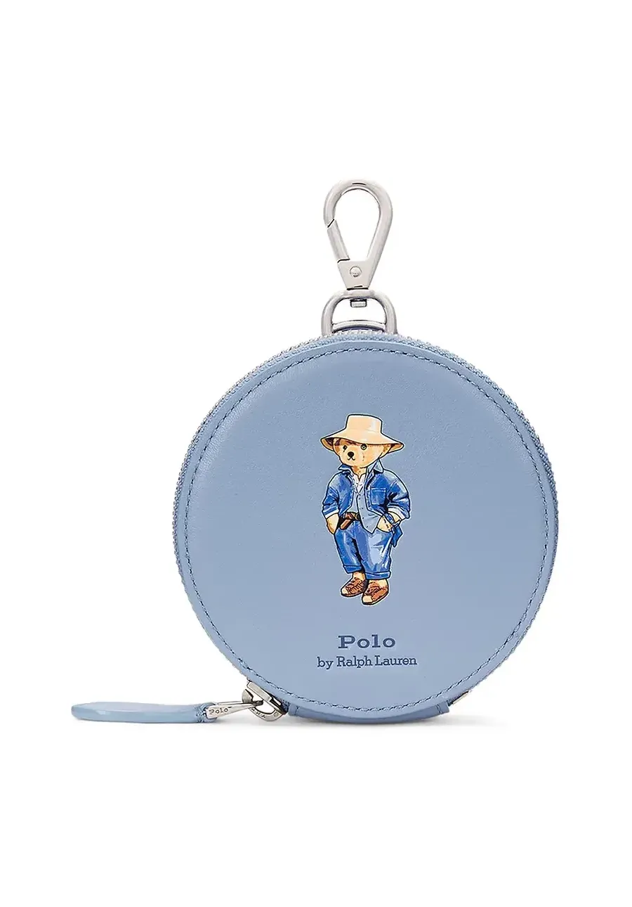 obrazek 1 Polo Ralph Lauren portfel skórzany damski kolor niebieski 427960634