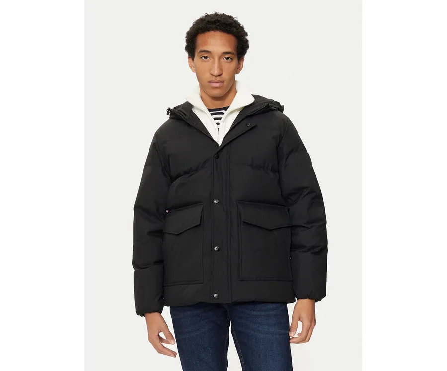 obrazek 1 Tommy Hilfiger Kurtka puchowa MW0MW37484 Czarny Regular Fit