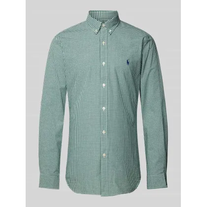 Zdjęcie Koszula casualowa o kroju slim fit z kołnierzykiem typu button down