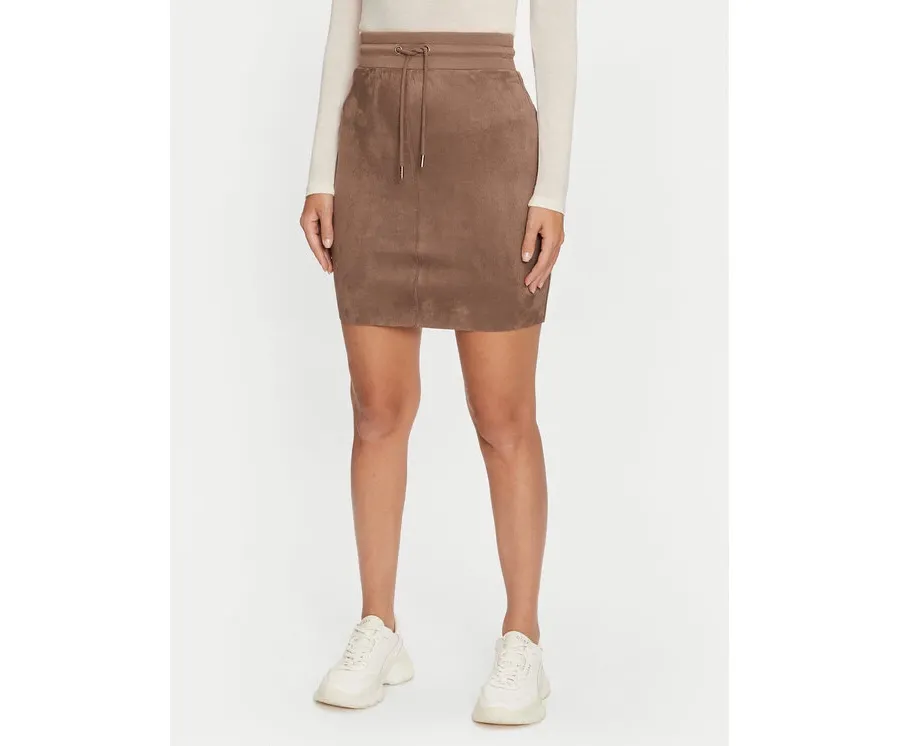 obrazek 1 Guess Spódnica mini Tamara W2BD47 KAUJ2 Brązowy Slim Fit