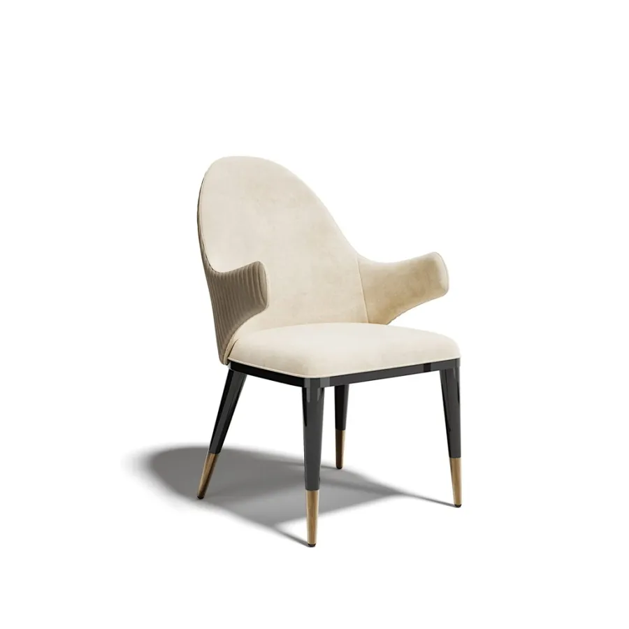 obrazek 2 Eleganckie modernistyczne krzesło do jadalni - prosto z Włoch