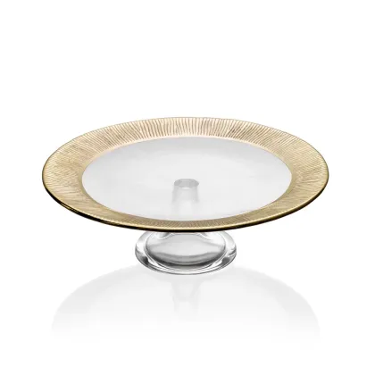 Zdjęcie Stylowa włoska patera z pięknym złotym obrzeżem – IVV