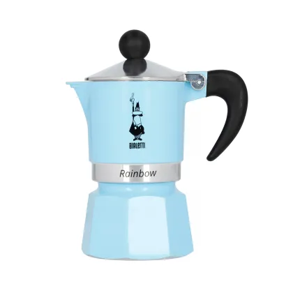 Zdjęcie Bialetti kawiarka Rainbow 1tz błękitna BIALETTI