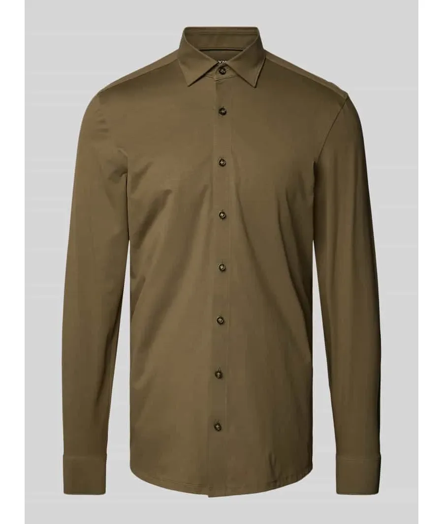 obrazek 1 Koszula biznesowa o kroju slim fit z kołnierzykiem typu kent model ‘New York’