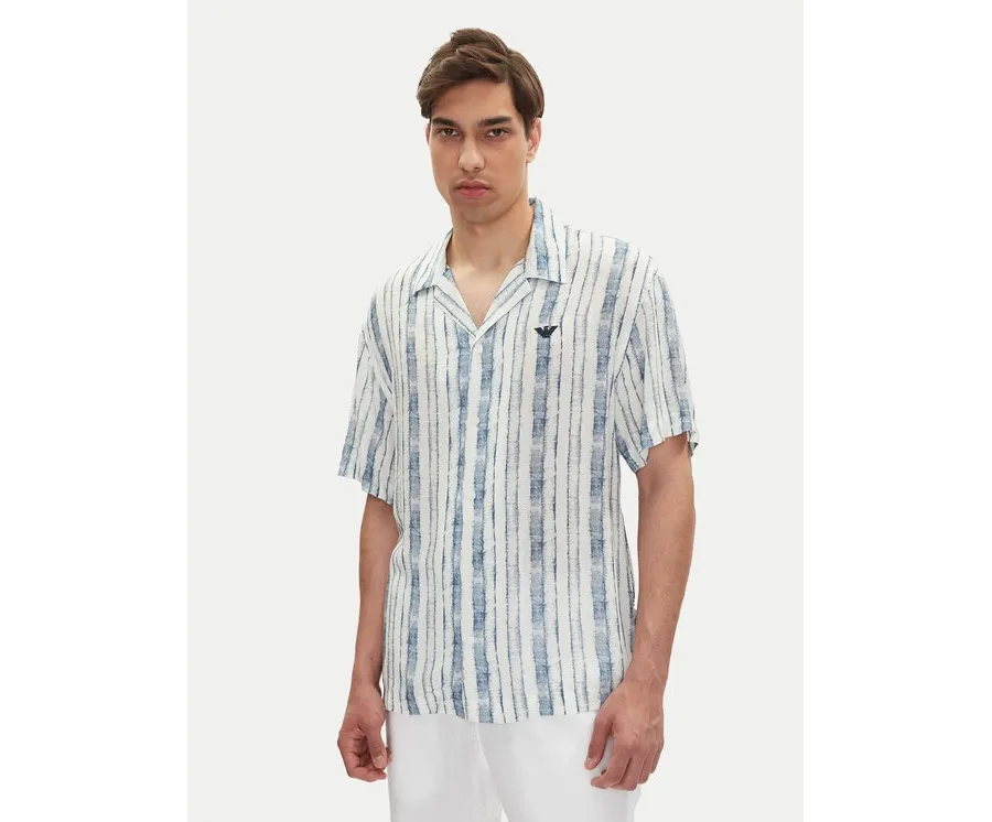 obrazek 1 Emporio Armani Koszula EM000593 AF12351 F0027 Błękitny Regular Fit