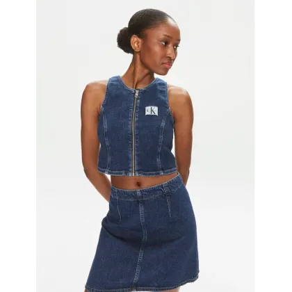 Zdjęcie Calvin Klein Jeans Top J20J222799 Niebieski Slim Fit