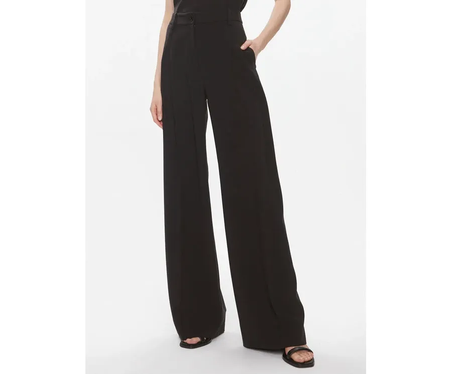 obrazek 1 Calvin Klein Spodnie materiałowe K20K206774 Czarny Wide Leg