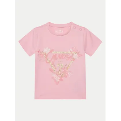 Zdjęcie Guess T-Shirt A5GI03K6YW4 Różowy Regular Fit