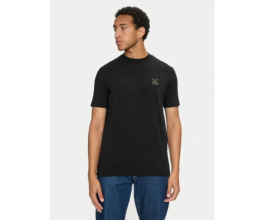 obrazek 1 KARL LAGERFELD T-Shirt 755030 544221 Czarny Regular Fit