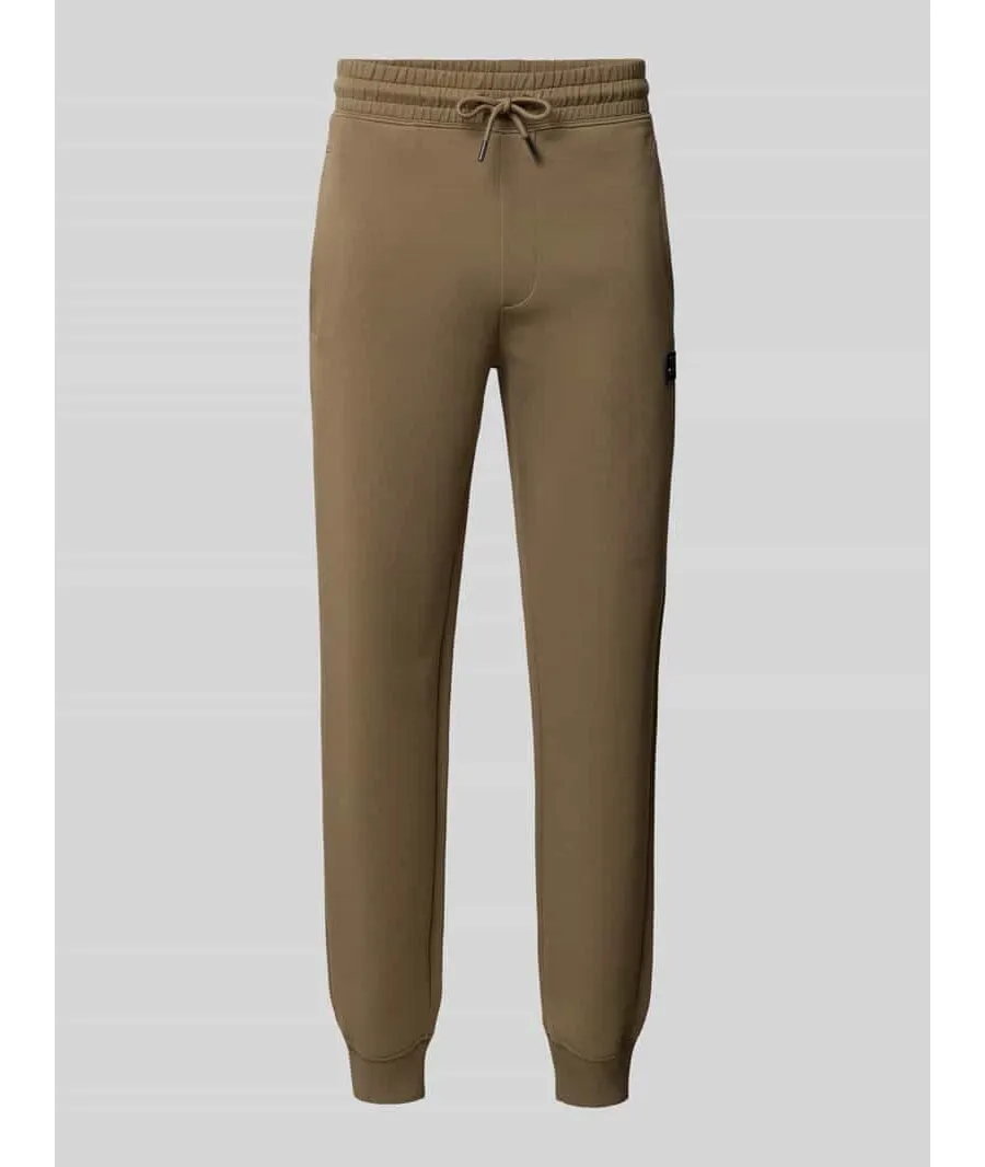 obrazek 1 HUGO Spodnie dresowe Dimacs 50533695 Brązowy Relaxed Fit