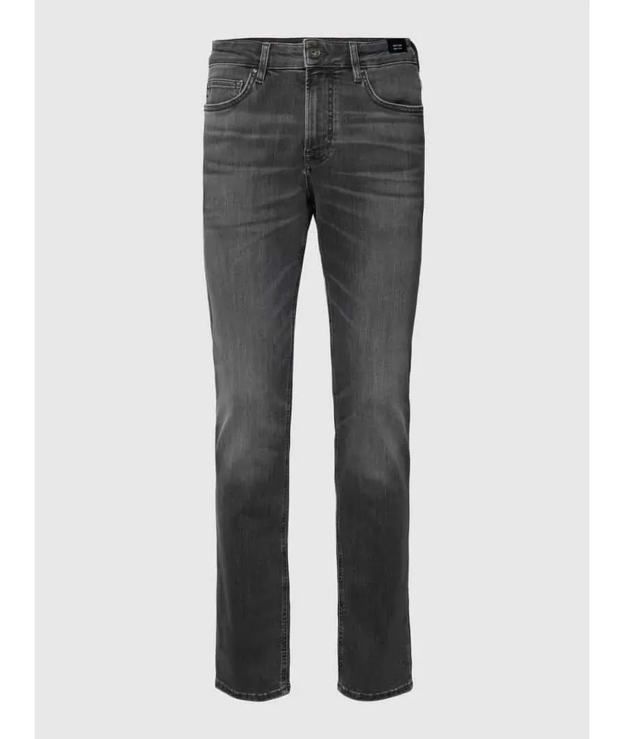 obrazek 1 Jeansy o kroju regular fit z dodatkiem streczu model ‘Mitch’