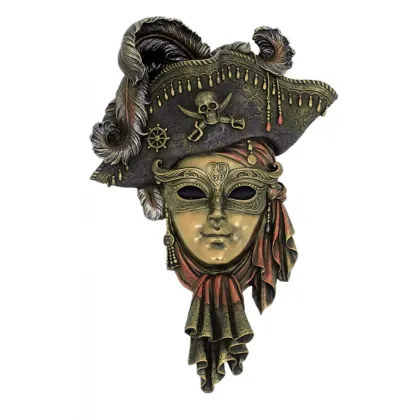 Zdjęcie Unikatowa maska wenecka Pirat