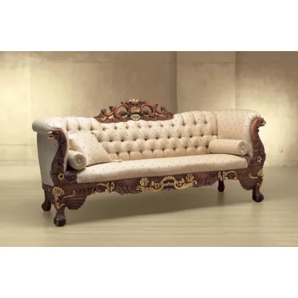 Zdjęcie Stylowa sofa do luksusowego salonu w stylu antycznym – Morello Gianpaolo