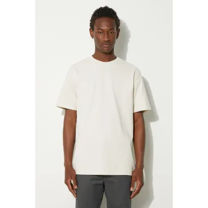 Zdjęcie Puma t-shirt bawełniany MMQ męski kolor beżowy gładki 624009