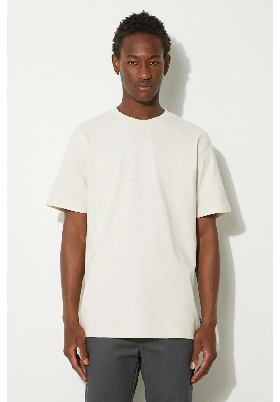 obrazek 1 Puma t-shirt bawełniany MMQ męski kolor beżowy gładki 624009