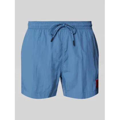 Zdjęcie Spodenki kąpielowe o kroju regular fit z naszywką z logo model ‘DOMINICA’