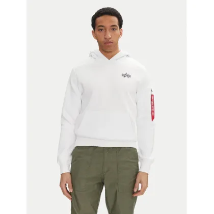 Zdjęcie Alpha Industries Bluza Signature Back Print 148341 Biały Regular Fit